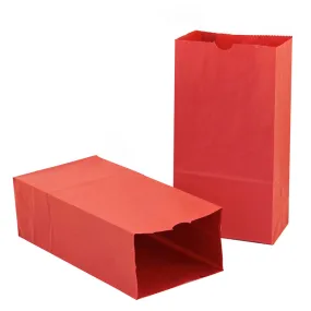 #20899 COLORED CRAFT BAGS RED
