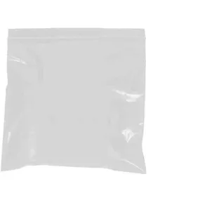 5" x 8" - 2 mil White Reclosable Poly Bags