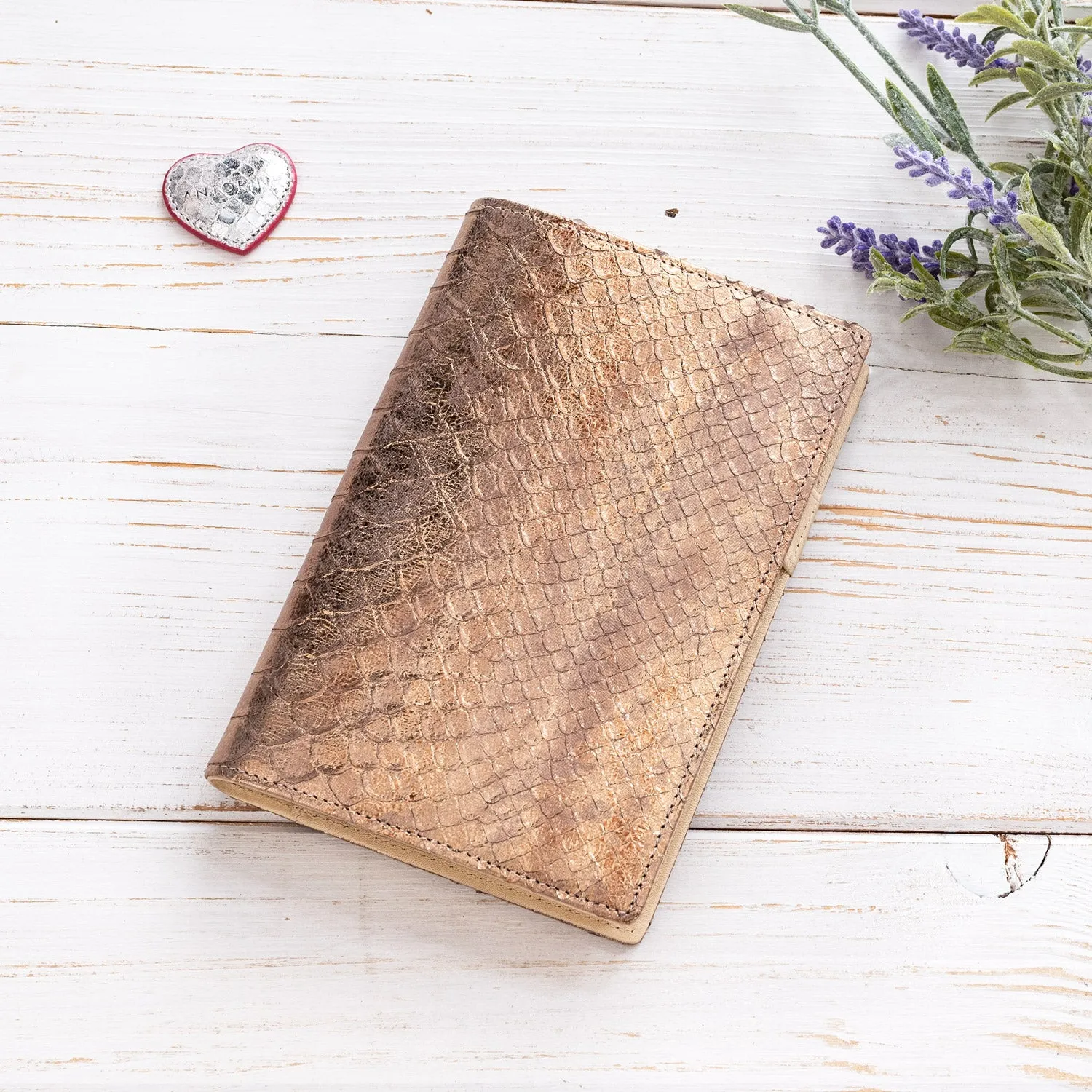 A6 Luxury Leather Journal & Diary in Bronze, 2025