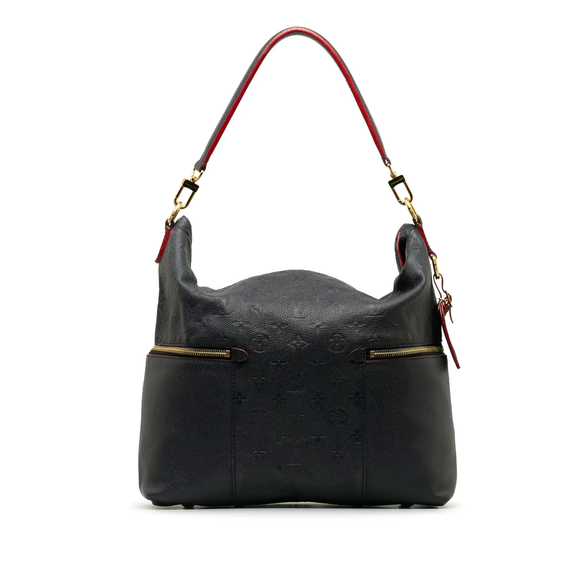 Blue Louis Vuitton Monogram Empreinte Melie Satchel