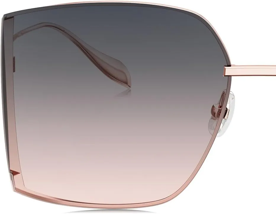 BOLON Women Cool Oversized Wrap-around Trendy Sunglasses, Exclusive Eyewear Brand of EssilorLuxottica