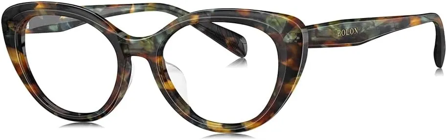 BOLON Women Stylish Cat Eye Prescription Eyeglass Frame BJ3191 Bellavista 52mm, Exclusive Eyewear Brand of EssilorLuxottica