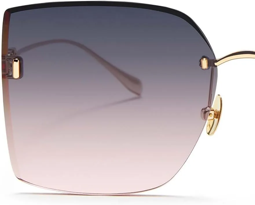BOLON Women Trendy Elegant Oversized Square Sunglasses, Exclusive Eyewear Brand of EssilorLuxottica