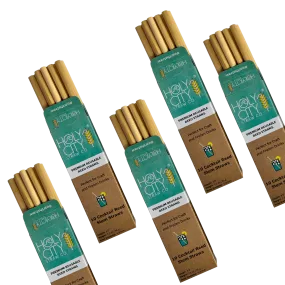 Cocktail Reusable Reed Straws - 5 Pack Bundle