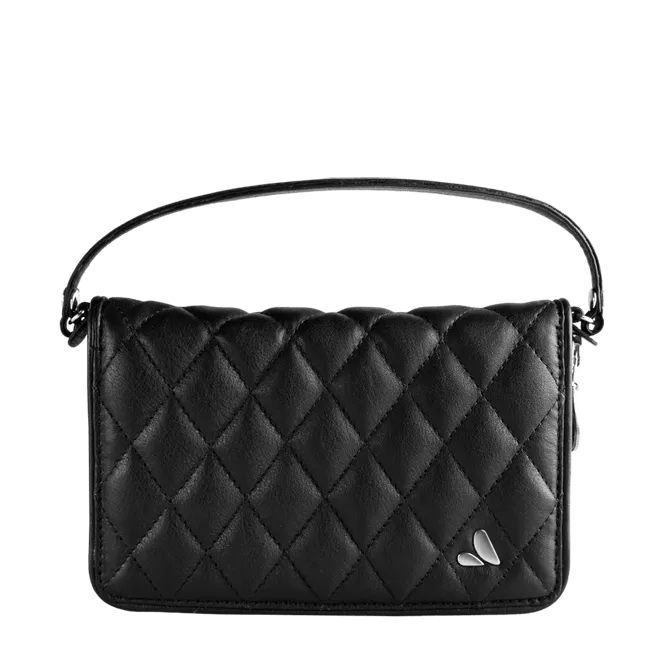 Lucy Clutch Matelassé - Premium Leather Smartphone Clutch