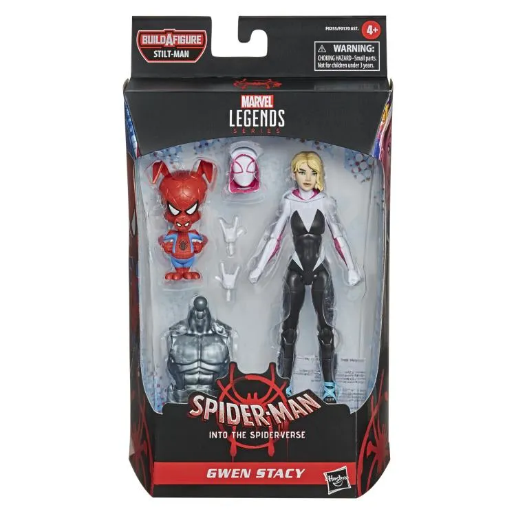Marvel Legends Spider-Man into the Spider-Verse Wave BAF Stilt-Man Set of 6