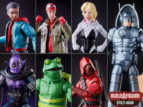 Marvel Legends Spider-Man into the Spider-Verse Wave BAF Stilt-Man Set of 6