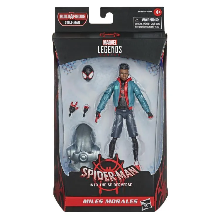 Marvel Legends Spider-Man into the Spider-Verse Wave BAF Stilt-Man Set of 6
