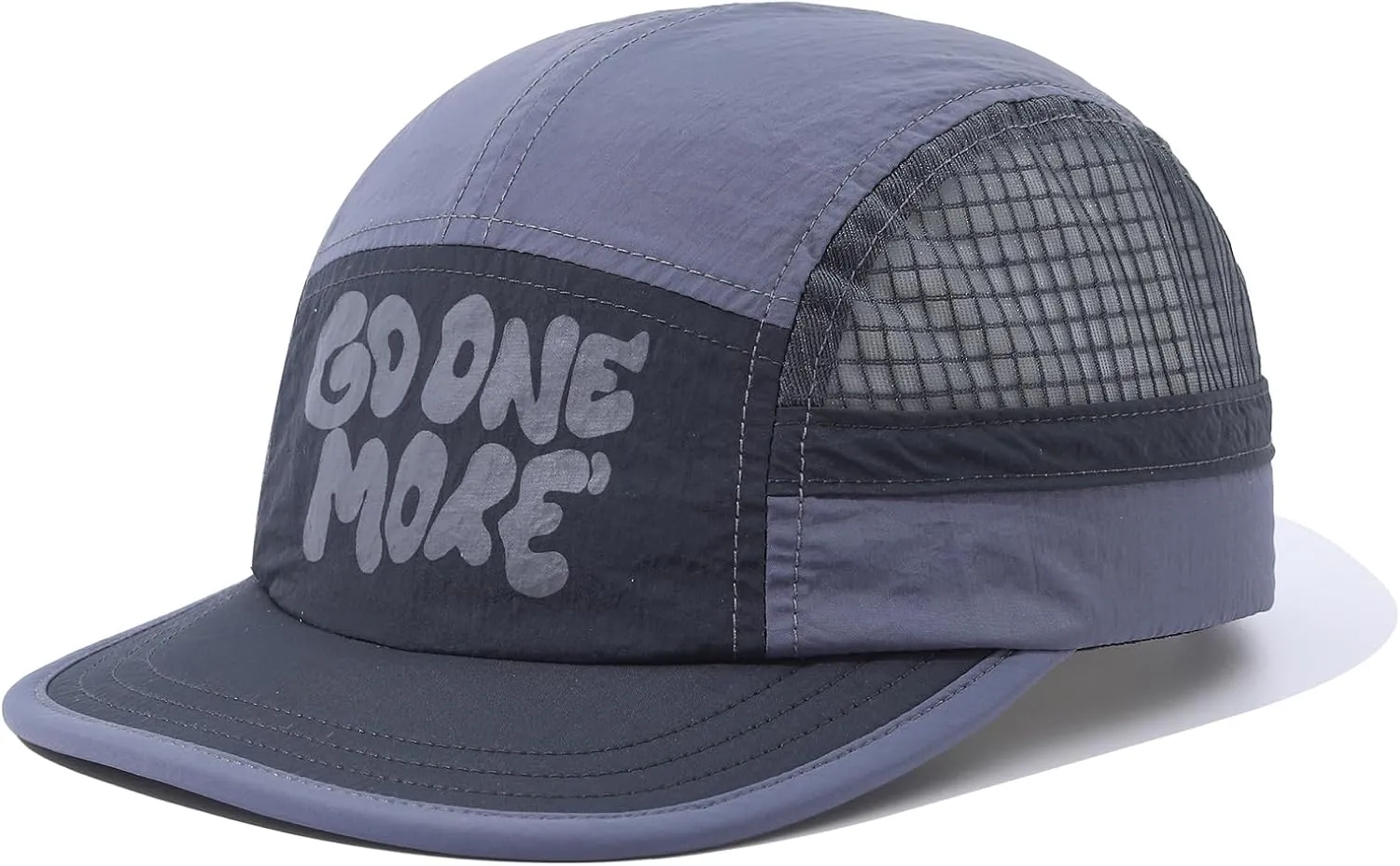 Mesh 5 Panel Baseball Cap Summer Short Brim Hats for Men Women Breathable Lightweight Dad Hat Umpire Cadet Cap