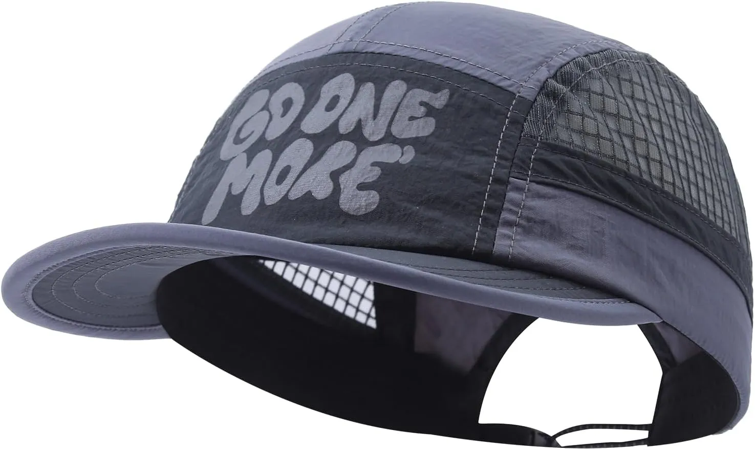 Mesh 5 Panel Baseball Cap Summer Short Brim Hats for Men Women Breathable Lightweight Dad Hat Umpire Cadet Cap