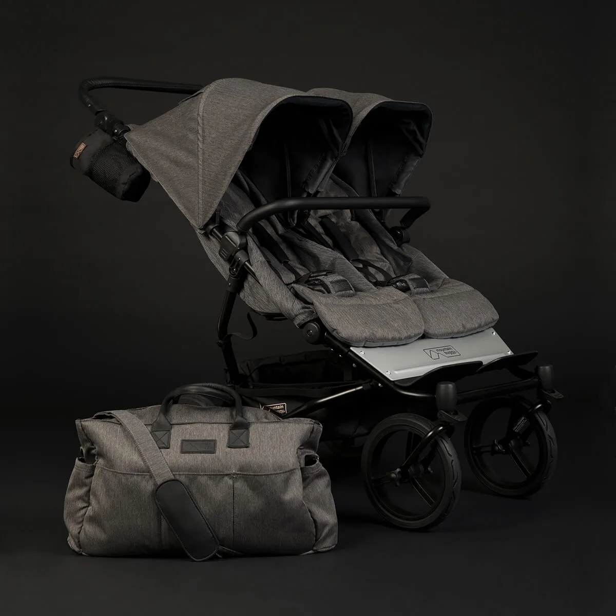 Mountain Buggy Duet Luxury Herringbone Stroller