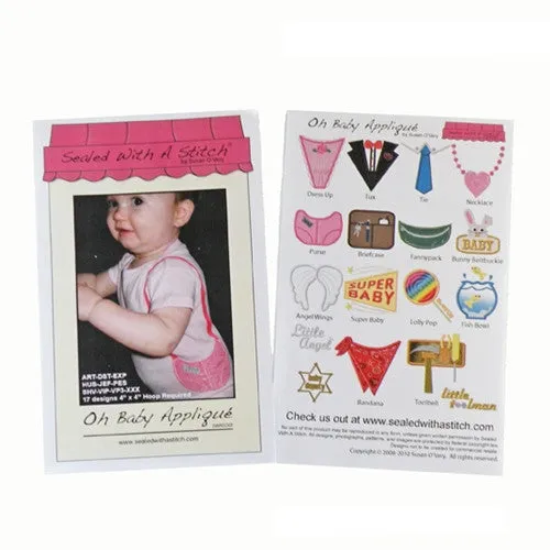 Oh Baby Applique 4" x 4" Designs