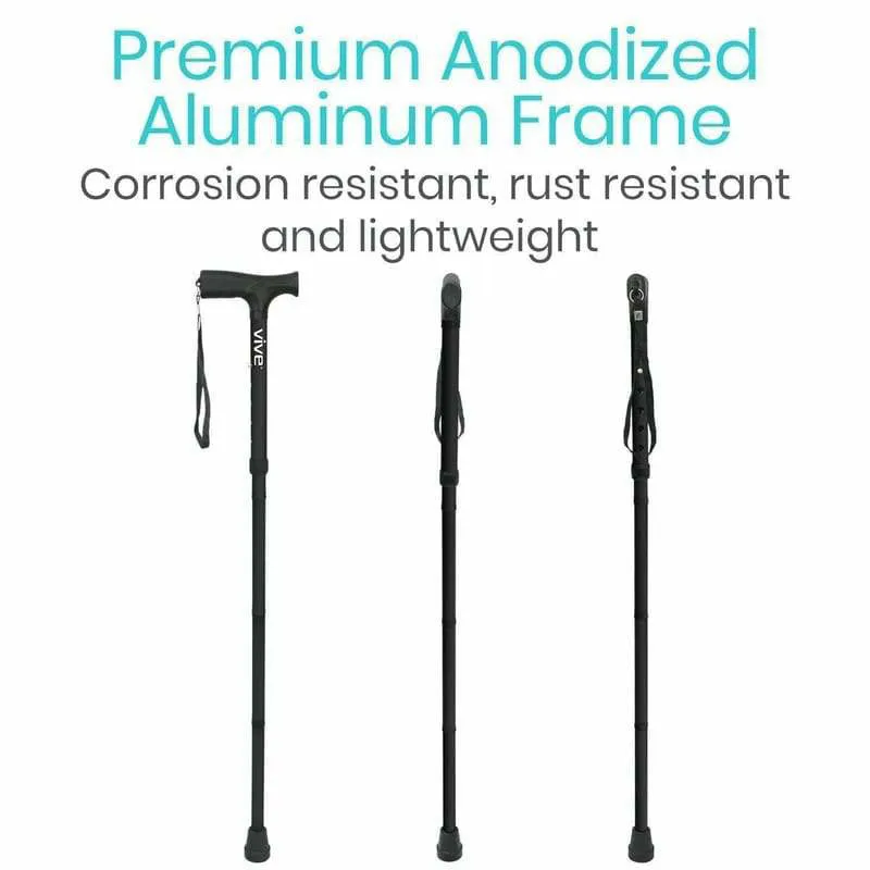 Vive Health Folding Walking Cane