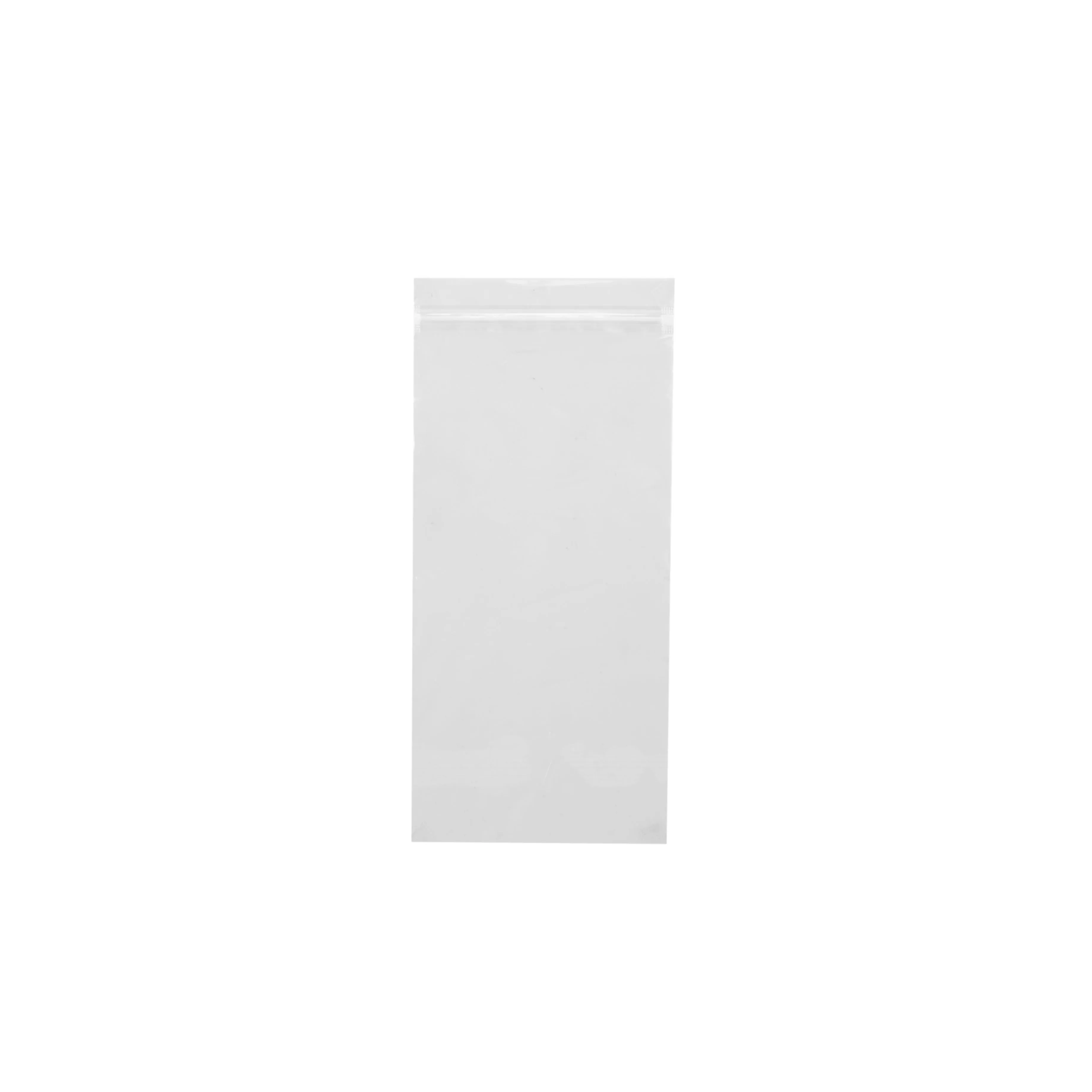Zipper Lock Storage Bag 12cmx25cm 50 Pieces